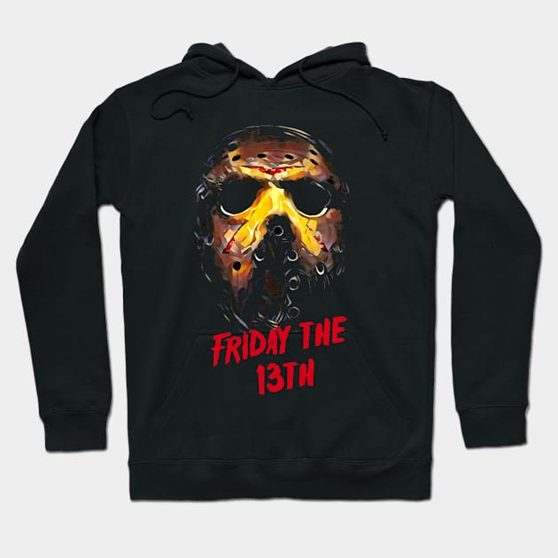 Jason Voorhees Friday the 13th Hoodie by Fred_art_61